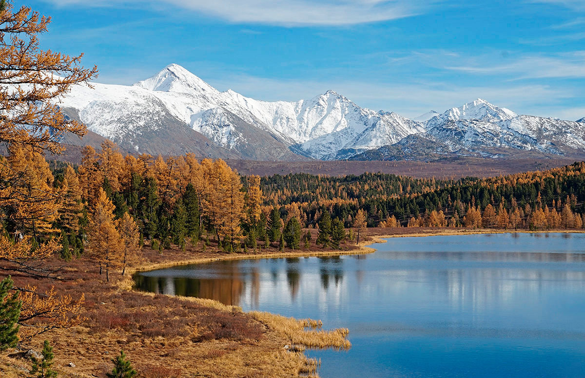 Озёра Улаганского нагорья, горный Алтай декабрь 2020